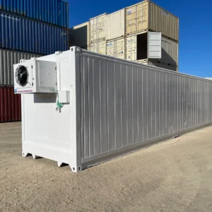 40ft High Cube Refrigerated Container with New 5HP Single-Phase Refrigeration Motor — product view 1