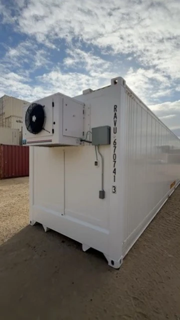 40ft High Cube Refrigerated Container with 5HP Single-Phase Refrigeration System — product view 7