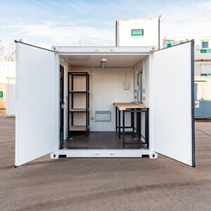 10ft Custom Workshop Office Shipping Container – Modified Steel Unit