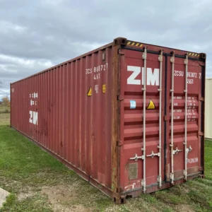 40 ft High Cube Used Shipping Container – 9 ft 6 in Weather-Resistant Storage Unit — product view 1