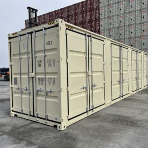40ft High Cube One-Trip Side Door Shipping Container — product view 1
