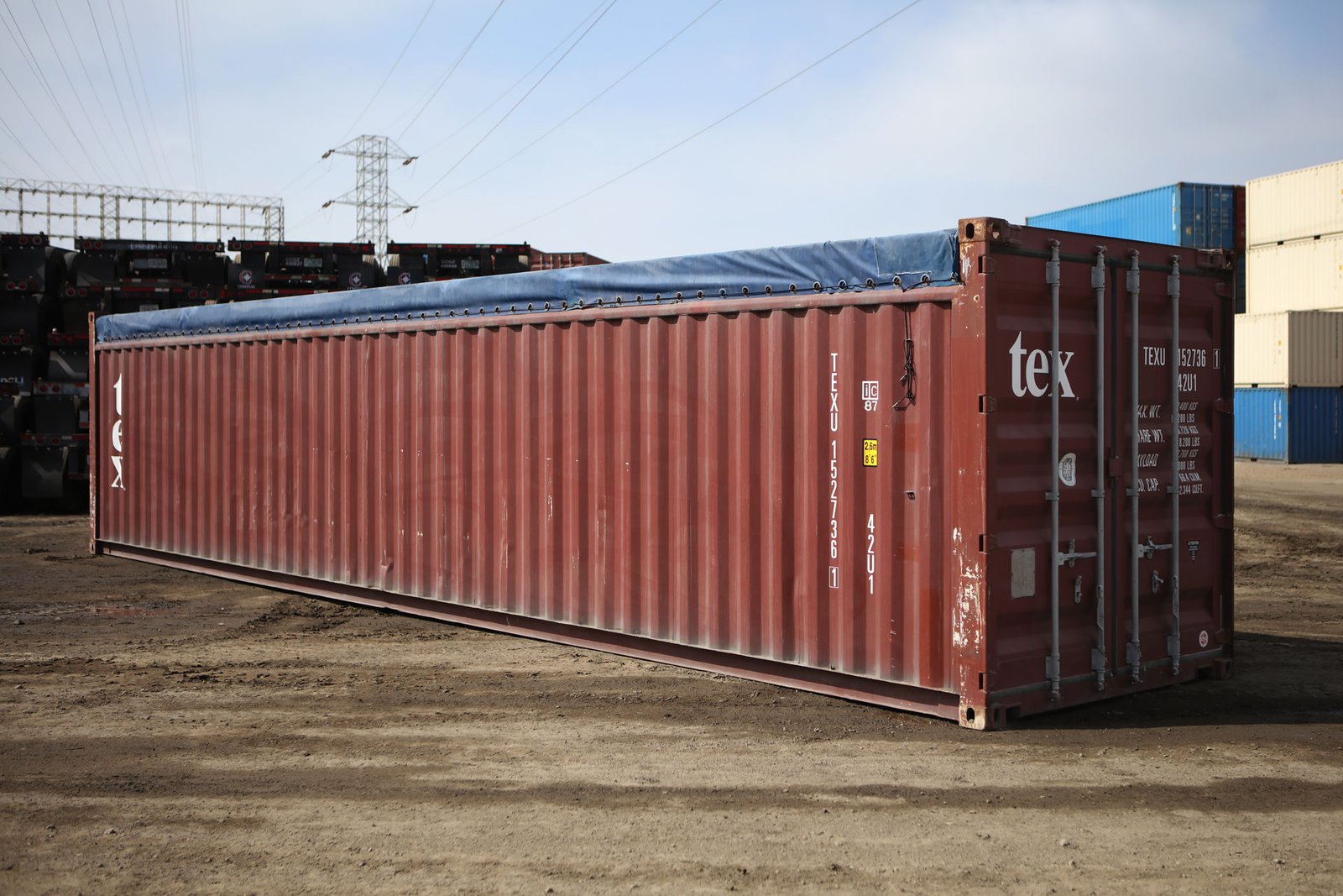 40 ft Open Top Shipping Container – Oversized Cargo Storage Unit