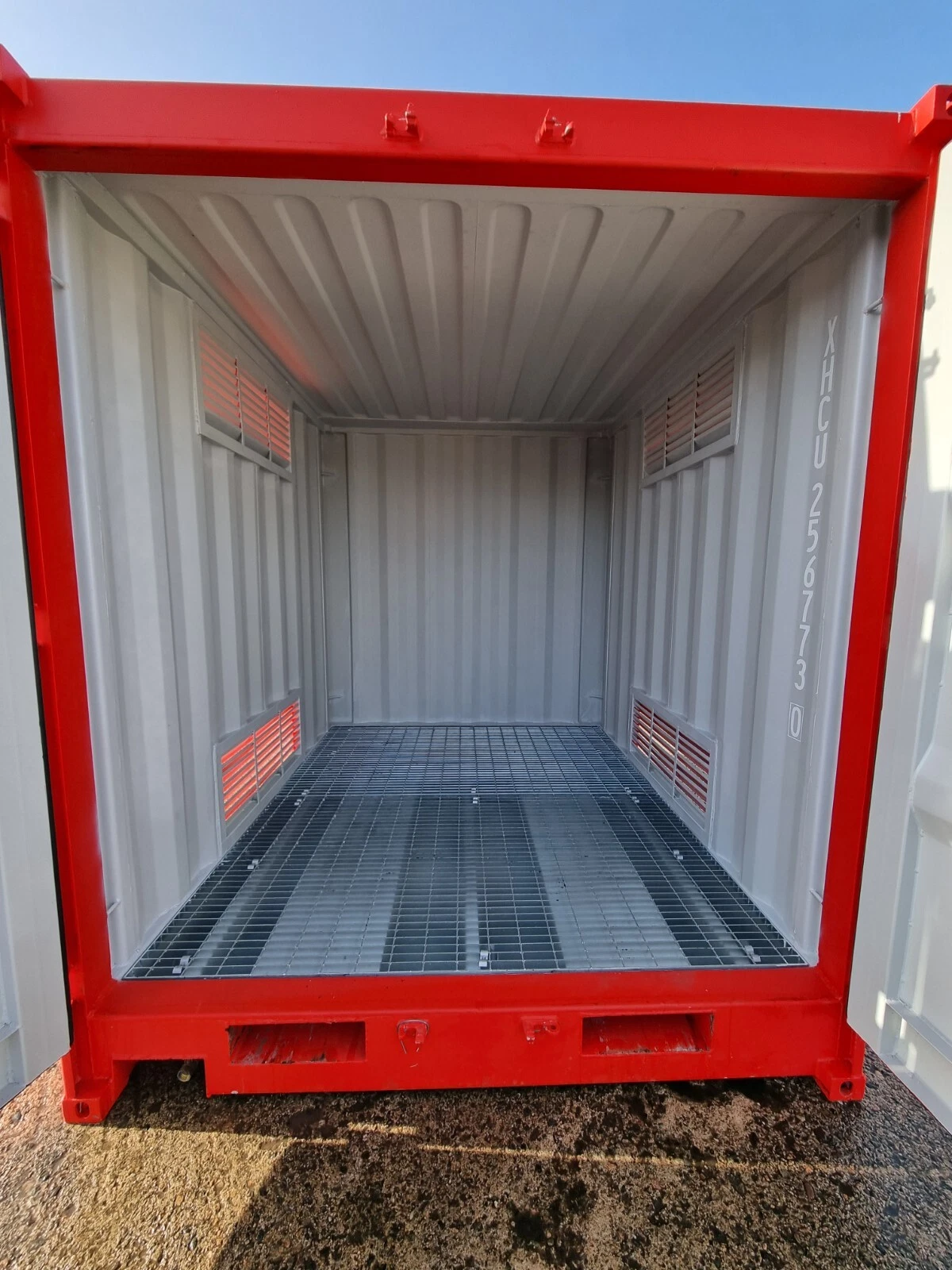 9 ft Hazardous Goods Storage Container – Secure Chemical Storage Unit — product view 3