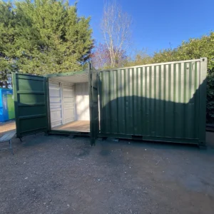 20ft Side Opening Storage Shipping Container – Refurbished — product view 1