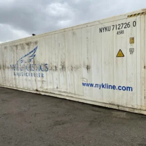 40 ft Reefer Container – Non-Working Refrigerated Storage Unit
